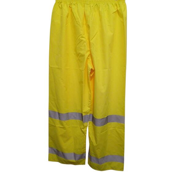 NASCO Envisage Rain Pants Sz L Neon Yellow 3M Reflective ANSI 107 Class E $150 - Picture 5 of 16